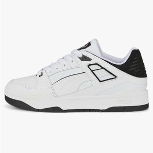 Puma Men's Classic White and Black Sneakers